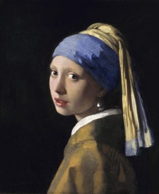 Picture Girl with a Pearl Earring of Johannes Vermeer
