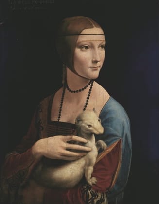 Picture Lady with an Ermine of Leonardo da Vinci