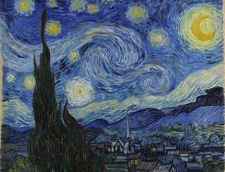 Picture Starry Night of Vincent Van Gogh